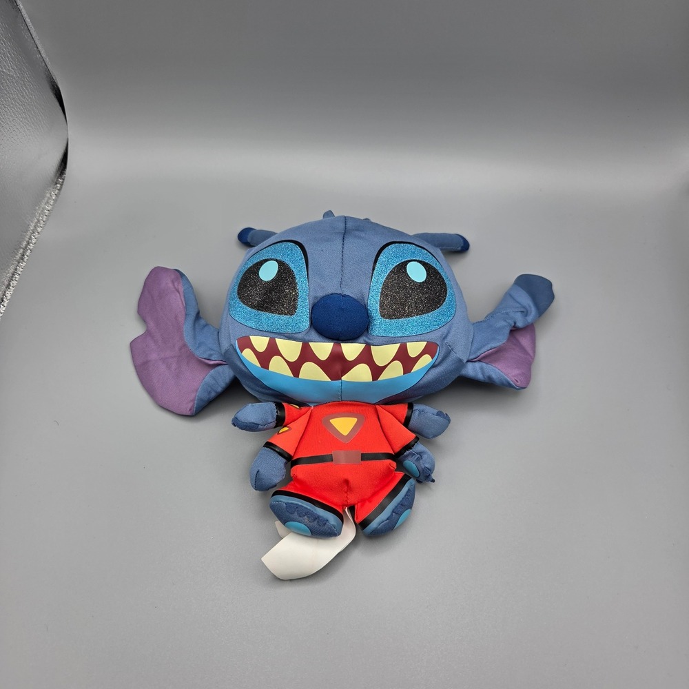 Disney Doorables Stitch Plush Experiment 626 Red Space Suit Blue Alien Toy